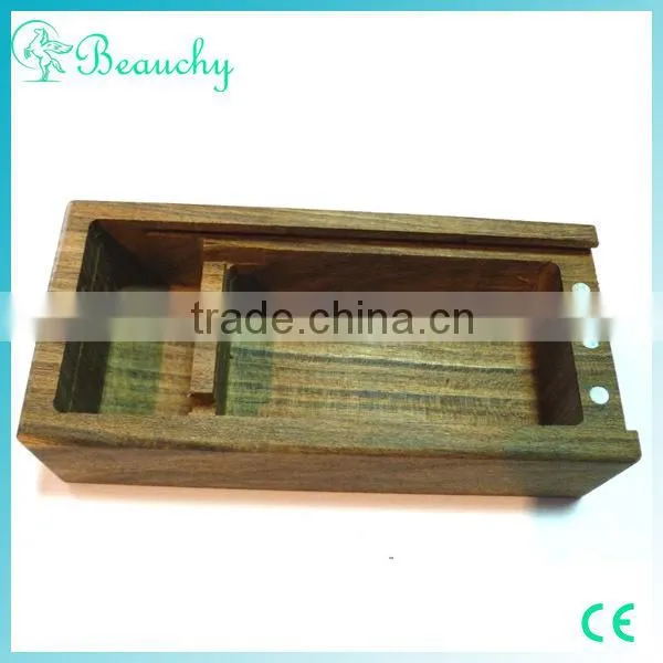 2015 Beauchy Wholesale Price 18650 Mechanical Wooden Mod Clone Cheap Wooden Box Mod photo-4