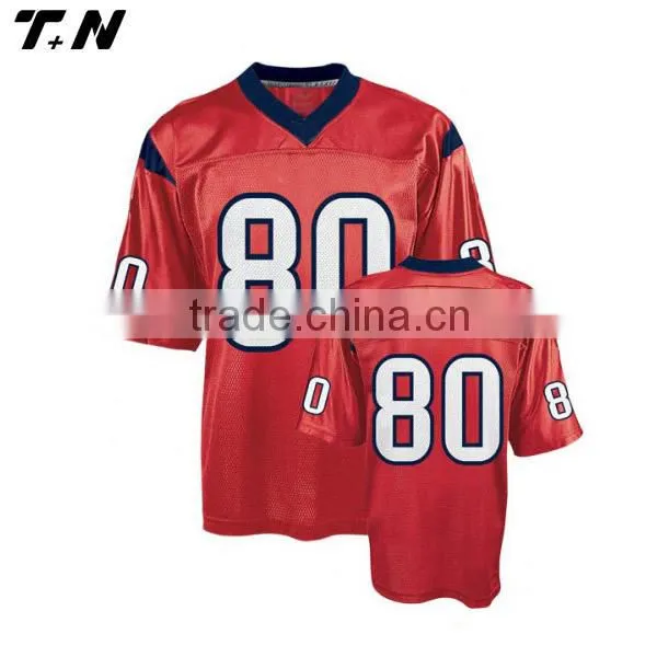 Custom American Football Uniforms Red photo-2
