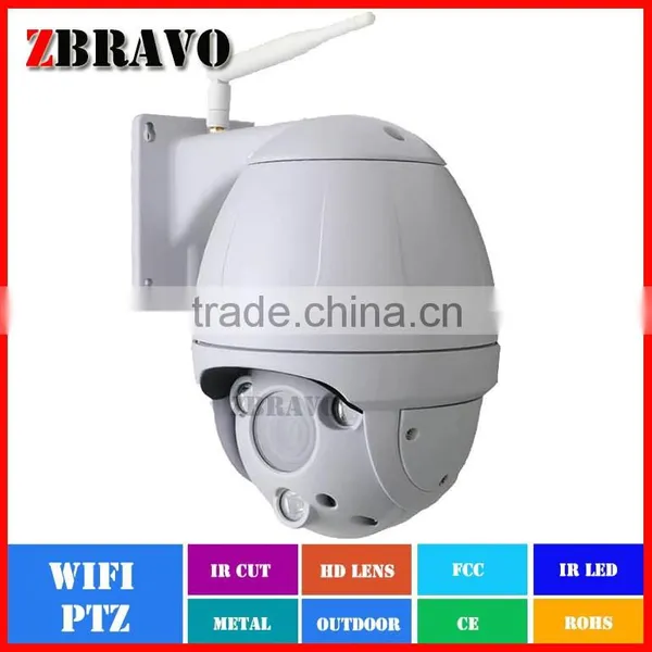 WIFI POE Camera 1.0MP 1.3MP 2.0MP Wireless Mini PTZ Dome Camera Pan/Tilt/Zoom Support Alarm,SD Card,Audio photo-3