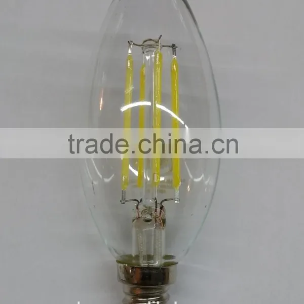 Clear Frosted Led Filament Bulb Dimmable C35 E12 4w Led Candle Bulb photo-5