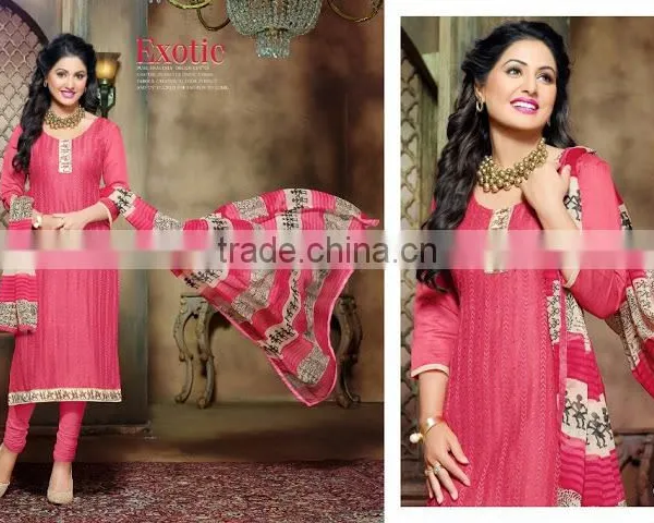CHANDERI COTTON SALWAR KAMEEZ photo-5