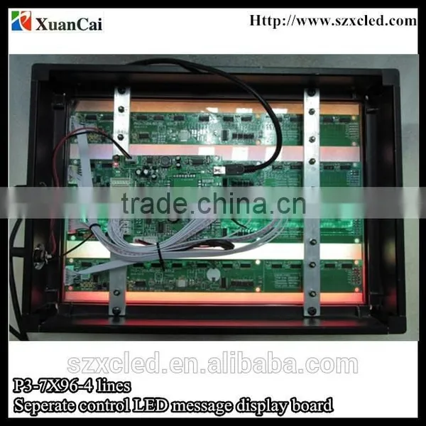 P3-7x96-4 Seperate Lines LED Display Panel photo-4