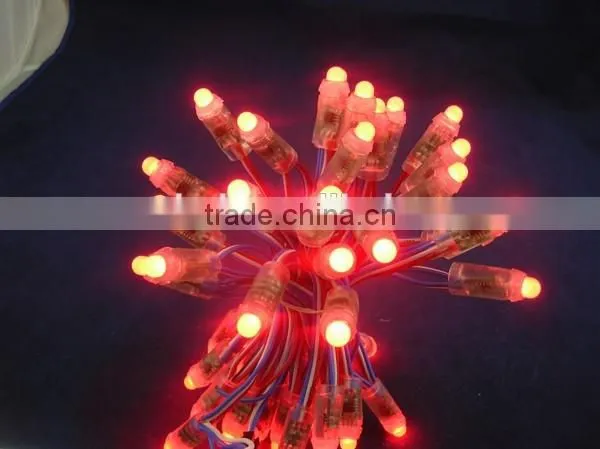 12mm WS2811 Waterproof IP68 Smart Led Module Pixel Light;DC5V Input;full Color;50pcs a String;round Shape photo-4