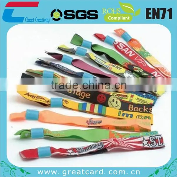 Factory Direct Sale Mixed Color NFC Weaved Wristbands for Festival