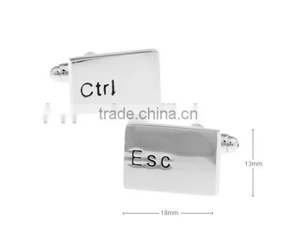 Fashion Keyboard Design Delete Cufflinks Ctrl Cufflinks photo-3