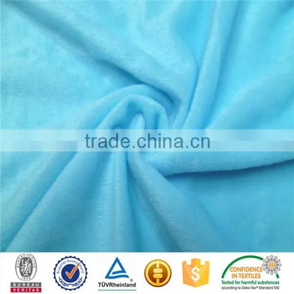 100%polyester Flat Yarn Plush Velboa Long Pile Fur Fabric photo-3