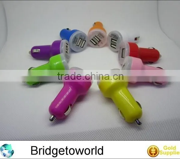 2 in 1 Car Charger for Mobile Phone Dual Usb Car Charger 2usb Car Charger photo-3