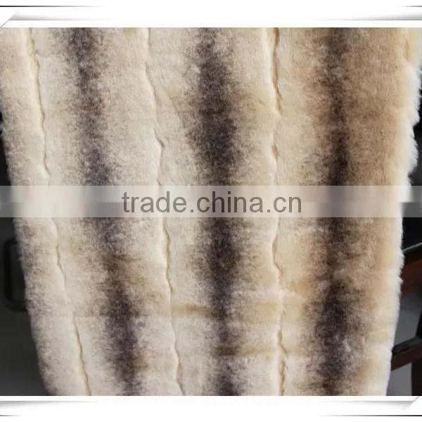 Polyester/acrylic Fur Fabric, Long Pile Fake Fur Fabric photo-3