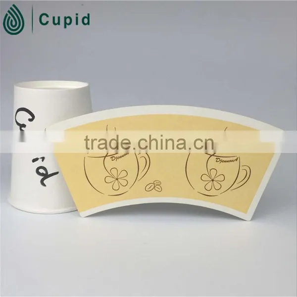Paper Cups Fan Coated PE / Printed and Cutted Paper Cup Fan photo-3