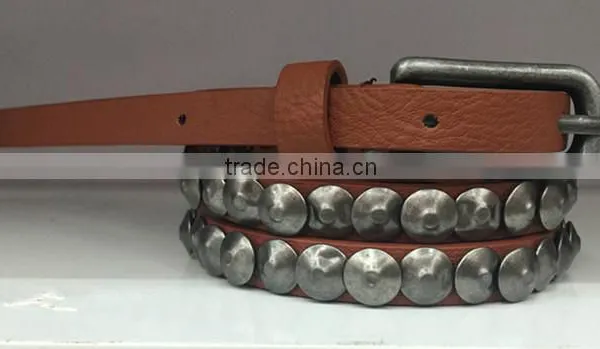 Women Fashion Buckle Belt Beaded Belt photo-6