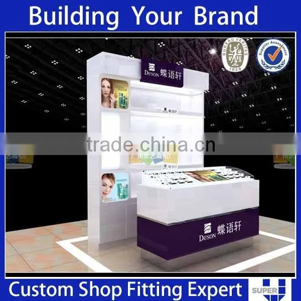 Fashion Style Wood Cosmetics Display Rack photo-4
