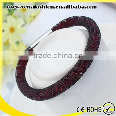 Newest Magnetic Cross Wrap Mixed Crystal Bracelet photo-3