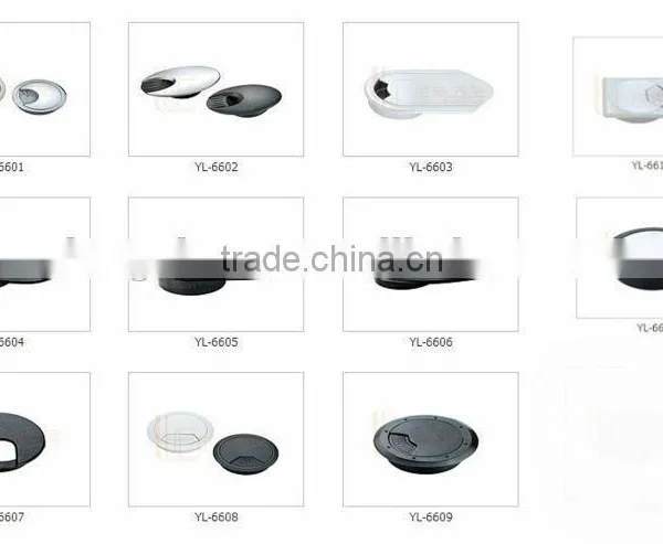 China Manufacturer Black Plastic Cable Grommet for Office Desk photo-3