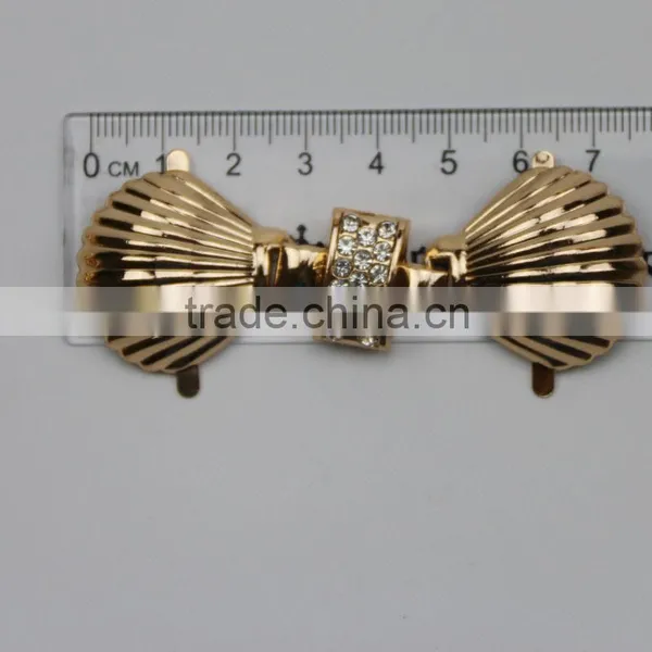 Small Spring Metal Clip for Shoe Rhinestone photo-4
