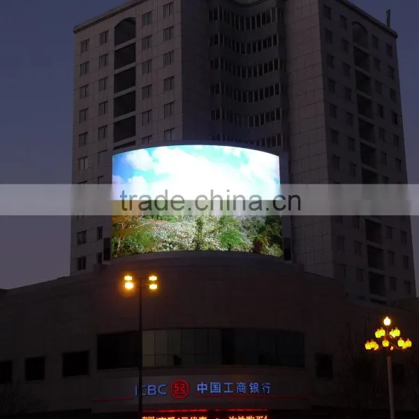 P18 Round High Resolution Xxxx Videos Led Display Screen for World Cup/Commercial Advertising photo-4