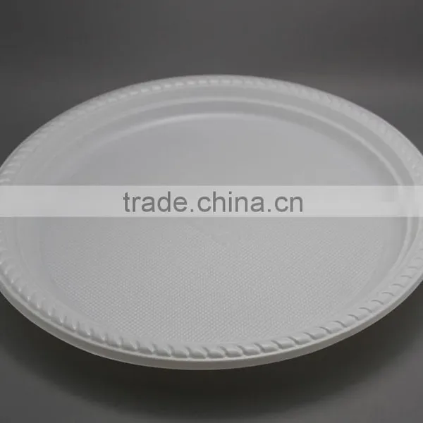 2016 10 Inch ps Biodegradable Disposable Plastic Plates/ Dish For Party/Picnic/Restaurant photo-2