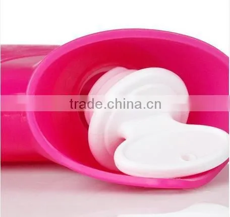 Hot Multifunctional Baby PVC Hot Water Bottle Green Anti-scald photo-3