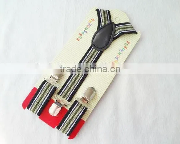 Wholesale Fashion Stripes Kids Elastic Braces Suspender photo-3