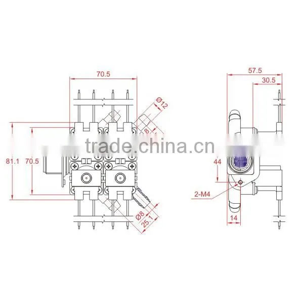Sanitary Ware Water Multi-way Outlet Infrared Sanitary Four Output Water Solenoid Magnetic Valve photo-3