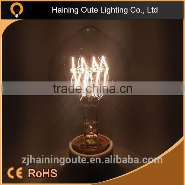 Anqique European Style 60w A60 Bulb With Bayone B22 Screw E26/E27