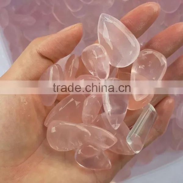 Rose Quartz Crystal Pendulum Tear Beads for Sale photo-3