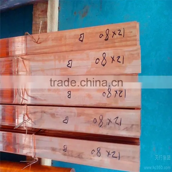 Copper Bus Bar Conductor Bus Bar,15mm Thick 40mm Width Copper Flat Bar photo-3