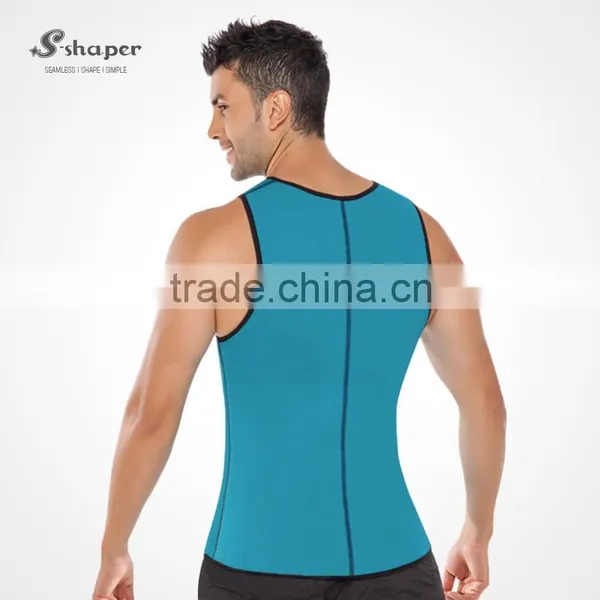 S-SHAPER Men`s Ultra Sweat Vest Reversible Sports Sweat Workout Vest Belly Control For Men Gym Sweat Enhancing Waistband photo-4