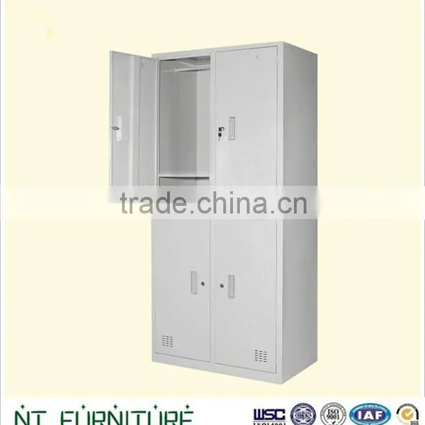 4 Doors Metal Clothes Locker With Adjustable Shelves From Metal Factory photo-3