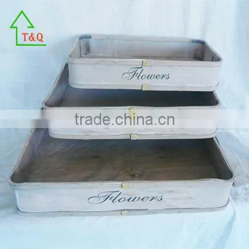 Kitchen Window Wooden Herb Box Planter Outdoor Plant Pot Tray Seeds