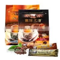 small back sealed coffee packing sachet/nescafe instant coffee stick/3 in 1 coffee bag