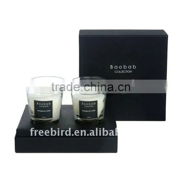 Madagascar Vanilla Scented Soy Candle Set