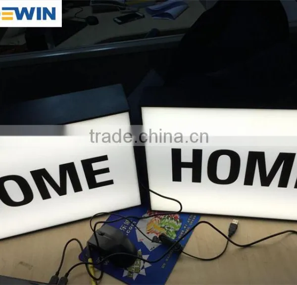 Customize Design Indoor Advertising Light Boxes Letters for Window Display photo-2