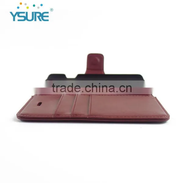 Various Color High Quality PU Leather Flip Wallet Phone Case For IPhone 7 With Card Slots photo-6