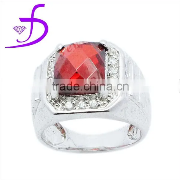 CZ Brass Ring Men Ring Fashion Brass Jewelry