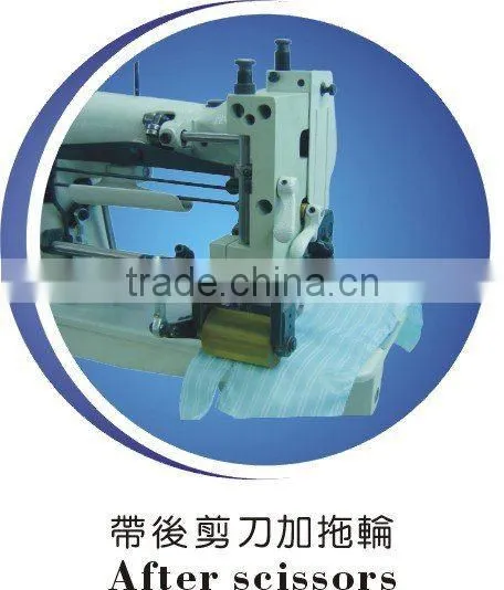 double needle picoting machine with puller