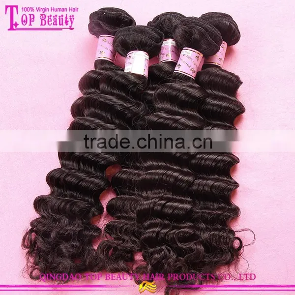 2015 Top Selling 100% Real Mamaysian Human Hsir Factory Price Brand Name Hair Weave photo-2