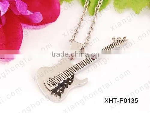 Guitar Violin Pendants Necklaces Jewerly