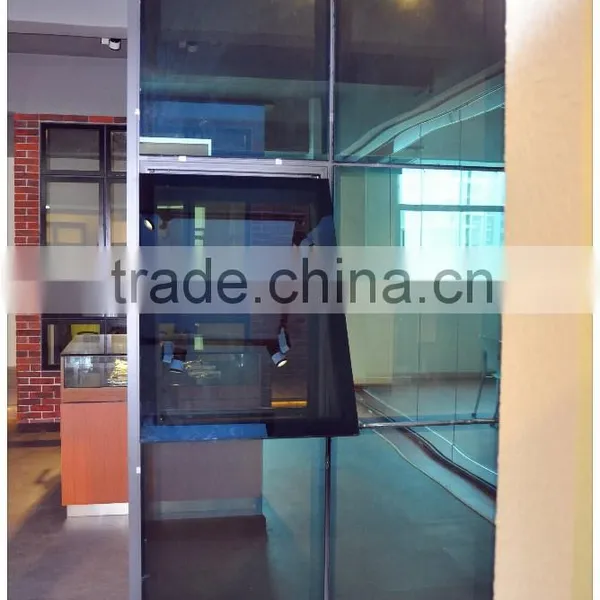 New Aluminum Glass Curtain Wall Design With Awning Window for Sale photo-4