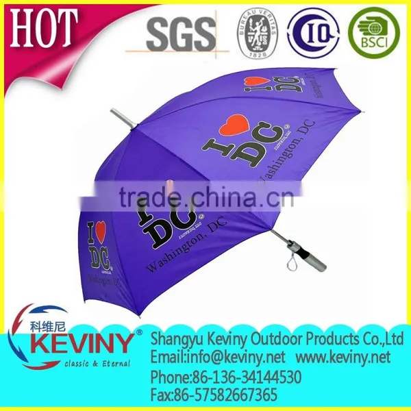 Bumbershoot Printing Umbrella Straight Auto Open Cheap Umbrella photo-6