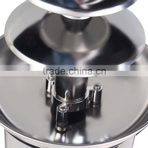 Economic Home 9cm(D)18cm(H) 180W Stainless Steel 4 Tiers Cheap 110v/220v Chocolate Fountain photo-4