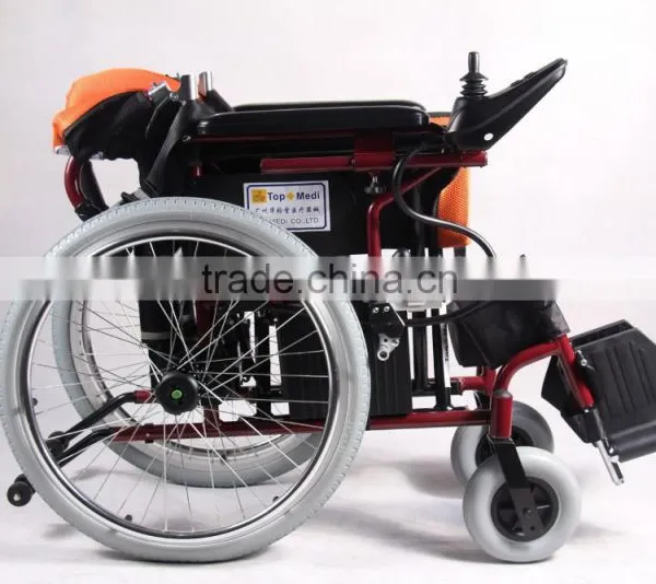 Topmedi TM-EW-015 Hot Sale Aluminum Handicapped Electric Power Wheelchair photo-4