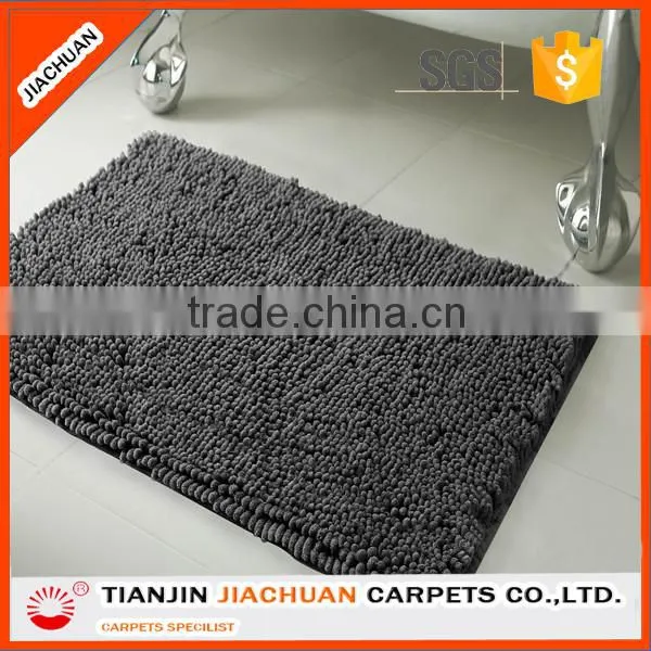 100% Polyester Microfiber Washable Chenille Bathroom Carpet photo-6