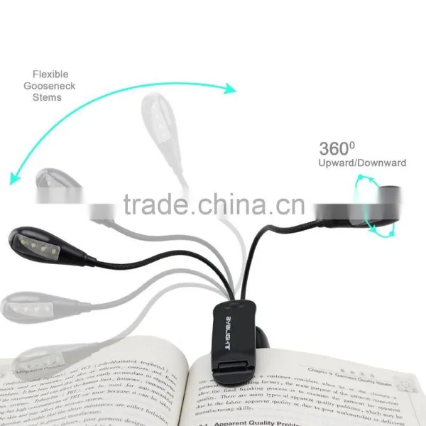 8 LED Rechargeable Reading Light Book Light for Wholesale on Amazon photo-3
