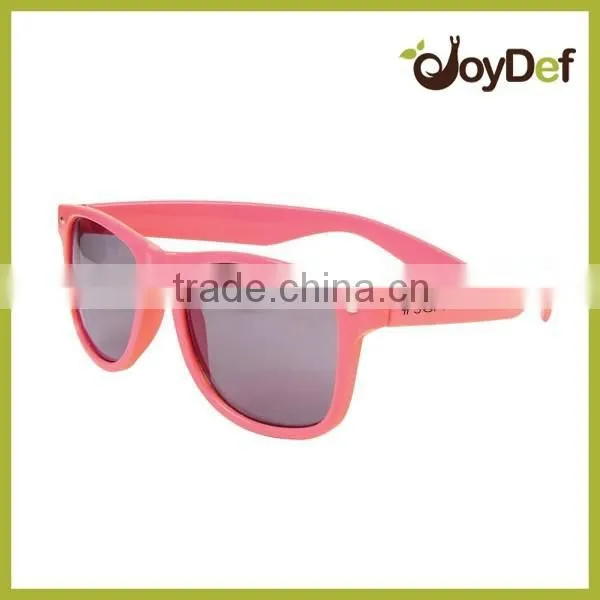 Cheap Neon Purple Customized Logo Sun Glasses With Company Name photo-4