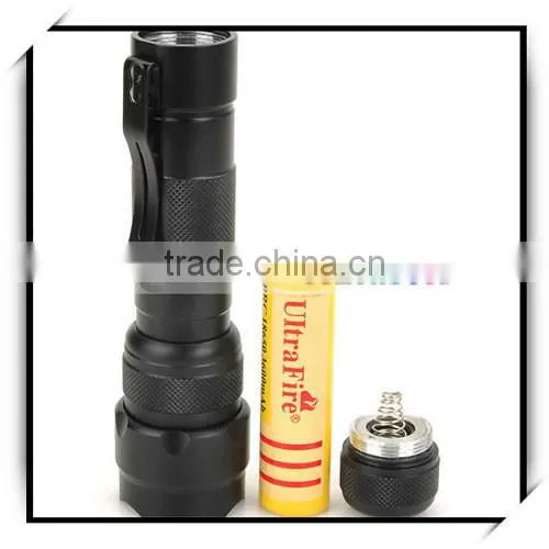WF-502B XM-L U2 870LM 5-Mode White Led Strong Light Flashlight Black photo-5