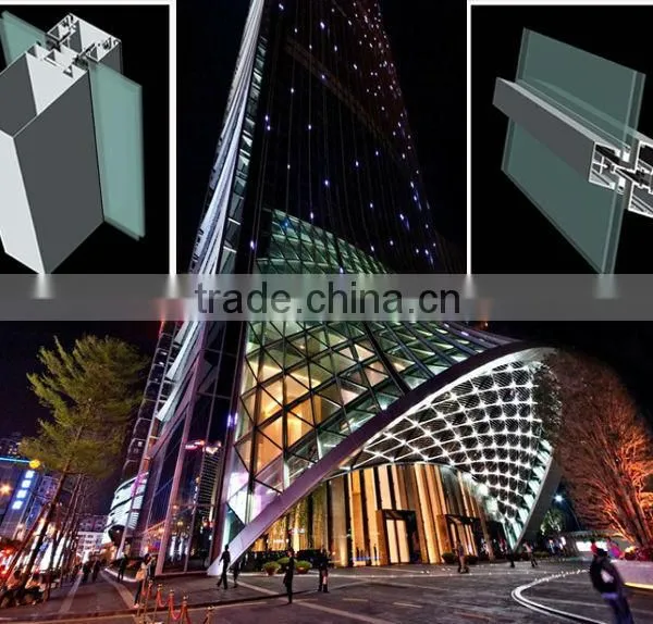 6000 Series Aluminium Extrusion Profile for Elegant Curtain Wall With Good Quality/aluminium Curtain Wall Profile photo-3