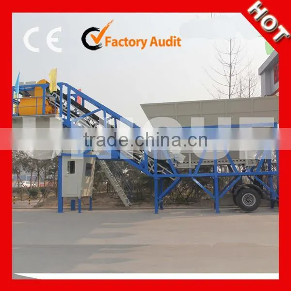 YHZS Unique Brand Hight Quality Mobile Concrete Mixing Plant With 3.8m Discharge Height