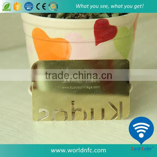Good Quality Customized Engraved Metal Business Card photo-3