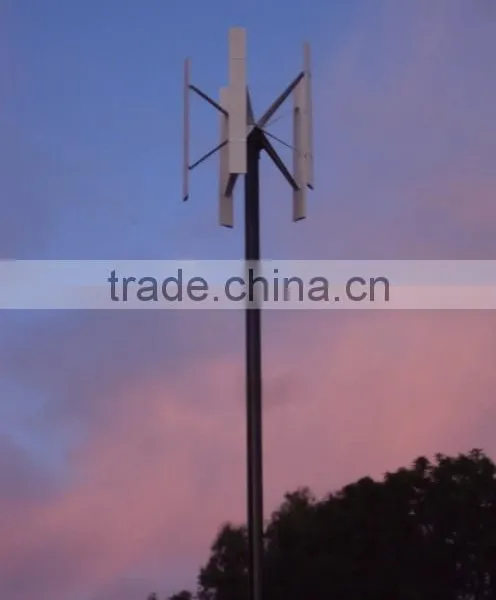 Vertical Wind Generator 2kw/vertical Axis Wind Turbine for House Use photo-2