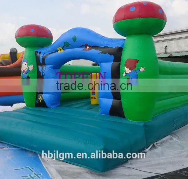 18oz Vinyl Laminated Polyester,laminated Pvc Tarpaulin for Bouncer Material photo-5